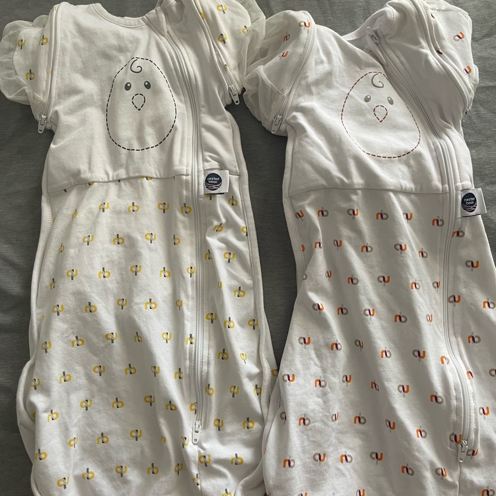 Nested Bean Zen One Sleep Sack Size Small 3-6 Months 2 Pack.